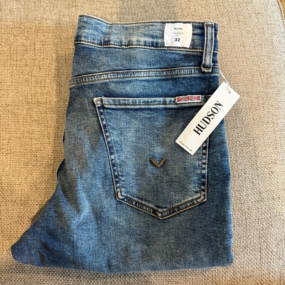 NWT Hudson Jeans Men's Blue Jeans